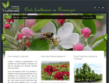 Tablet Screenshot of kwekerijhetlutterveld.nl